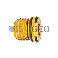Coupeur à jet d'eau CNC pour H2O 400061-4 Bouchon hexagonal creux # 4 Str. Joint torique fileté 7/16\" OD pour intensificateur de machine de découpe hydroélectrique