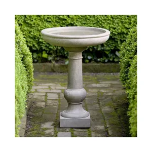 حديقة الديكور birdbath الحجر الطبيعي birdbath