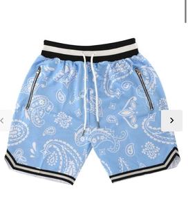 Pantalones Cortos de Baloncesto Personalizados con Estampado 3D por Transferencia Térmica, Spandex/Algodón, Cierre con Cordón, Ajuste Holgado, Estilo Vintage Urbano - Product Image 5