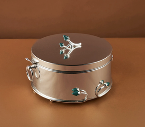 Cazuelas Blancas de Acero Inoxidable Hechas a Mano, de Lujo, Plateadas, Modernas, Estilo Árabe del Golfo, para Fiestas, Buffet, Calentadores de Comida, Hoteles, Clásicas - Product Image 6