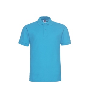 Polo homme à manches courtes unisexe de grande taille, couleur unie, haute qualité, 65% coton, logo OEM personnalisé, 195 g/m² - Product Image 4