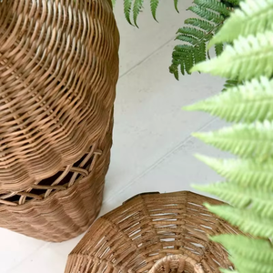 แจกันหวายสานจากเวียดนามวัสดุที่เป็นมิตรต่อสิ่งแวดล้อมสำหรับตกแต่งบ้านและตกแต่งโต๊ะอาหารขายส่ง - Product Image 2