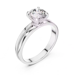 Anillo de diamante de moissanita de 1 quilate chapado en oro rosa 925 Plata estilo hip-hop regalo de compromiso de boda joyería con colgantes encantos - Product Image 1