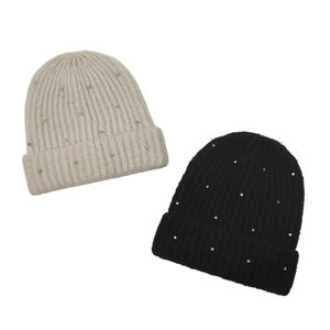 Gorro de lana de gran tamaño japonés para hombre y mujer, gorros Jacquard de mezcla de lana hechos en EE. UU. - Product Image 1