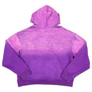Sudadera con Capucha Personalizada de Estilo Urbano, Unisex, Gótica, Ecológica, con Lavado Ácido, Estampado y Pedrería - Product Image 2