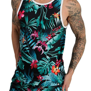 Camiseta sin Mangas para Hombre, 100% Algodón, Transpirable, Ligera, Cómoda y Elegante, para Verano y Playa, Venta al Por Mayor OEM - Product Image 3