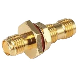 S-M-A hembra a S-M-A, adaptador hembra de mampara de buena calidad, Cable conector de S-M-A hembra de mampara individual - Product Image 1