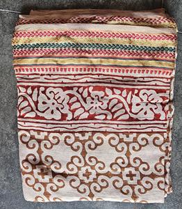 Beautiful Golden Silk Border Hand Block Printed Floral Eco-Friendly Women's <b>Scarves</b> Beach <b>Wrap</b> Bikini Cover-Up 100% Cotton - Product Image 1