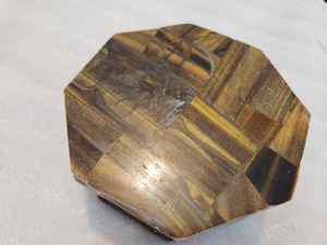 สร้อยคออะคริลิคฝังพลอยตาเสือกล่องใส่นาฬิกาหินอ่อนที่สวยงามที่เก็บของขวัญล้ำค่า - Product Image 2