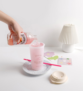 [Fabriqué en Corée] Gobelet en plastique PP réutilisable, confortable et durable avec couvercle 16oz 450ml par OHBOTTLE - Product Image 4