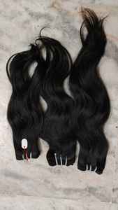 Proveedor indio sin procesar, venta al por mayor, 100% paquetes ondulados naturales virgen Remy indio, cabello crudo de un solo donante de 8 ''a 30'', buen stock - Product Image 4