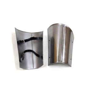 Protectores de pierna cortos medievales Acero inoxidable Pulido Tamaño y diseño personalizados Protectores medievales para la venta - Product Image 2
