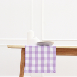 Camino de mesa de primavera a cuadros de búfalo de granja clásico moderno de alta calidad reutilizable desechable 100% algodón a cuadros de 14x72 pulgadas - Product Image 1