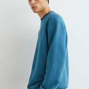 Sudadera ajustada de cuello redondo personalizada para hombre, sudaderas de cuello redondo de alta calidad, sudadera personalizada - Product Image 3