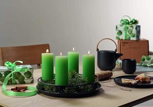 Style moderne pas cher métal en fer noir poudre revêtement mariage noël décoration de la maison bougeoir - Product Image 3