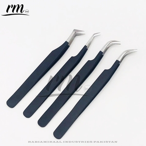 RMI แหนบขนตาสำหรับการต่อขนตาชุด45 90องศาแหนบยึดเพชรเงินแหนบขนตาปริมาณ - Product Image 2