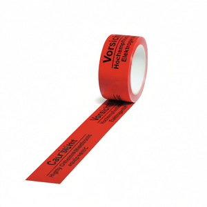 Cinta de Advertencia Roja TRANSPAK de 66m, PP, 50mm de Ancho, Protectora para Instalaciones Eléctricas Sensibles, Adhesivos Reflectantes Promocionales, Luces - Product Image 3