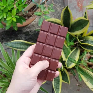 Keto-Friendly 80% Dark <b>Chocolate</b> with Monk Fruit Extract-Rich Indulgence Guilt-Free Pleasure (55g) - Product Image 3
