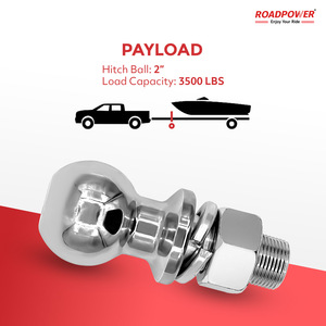 Bola de Enganche para Remolque Roadpower, Diseño Resistente a la Corrosión, Ideal para Remolcar Embarcaciones Pesadas con Máxima Seguridad - Product Image 4