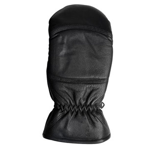 Mitaines en cuir isolées pour enfants avec doublure en fourrure douce et ajustement réglable pour les jeux en plein air et l'école en hiver - Product Image 2