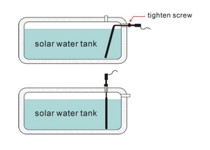 Capteur d'insertion supérieure <span class=keywords><strong>Sonde</strong></span> de surveillance de la température du niveau du réservoir 1/2 ''pour <span class=keywords><strong>chauffe</strong></span>-<span class=keywords><strong>eau</strong></span> <span class=keywords><strong>solaire</strong></span> Compatibilité des systèmes non pressurisés - Product Image 3