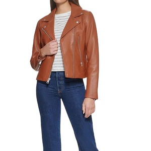 Nouvelle veste de moto en cuir véritable pour femme, streetwear d'hiver, écologique, respirante, séchage rapide, tricotée, logo personnalisé, qualité supérieure - Product Image 1