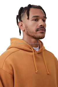 Sweats à capuche pour hommes 100% coton Mode et respirant Vêtements d'hiver Techniques de broderie et de teinture unie - Product Image 4