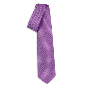Finest Silk Seven Fold Ties Italian Collection - 148 cm Jacquard Firenze Purple - Best Accessories for Every Gentleman