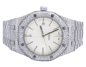 Relojes para hombre hechos a mano VVS Clarity Moissanite Iced Out con estilo de lujo Pass Diamonds Test Hip Hop Style Reloj de pulsera hecho a mano - Product Image 6