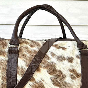 Bolsas de lona de cuero de vaca de alta calidad precio al por mayor uso al aire libre bolsas de lona de cuero de vaca en servicio OEM - Product Image 4