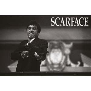 Modern Style Scarface <b>Poster</b> Made of Paper for Wall Decor - Product Image 1