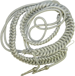 Aiguillette en fil d'aluminium OEM cordons d'épaule uniformes Aiguillette de meilleure qualité - Product Image 1