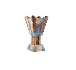 2025 nouveau bois résine époxy Bakhoor brûleur encens Madhkan brûleur arabe Oud brûleur pour parfum de maison pour le Ramadan - Product Image 4