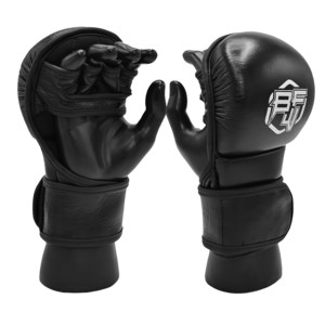 Custom MMA Gloves Microfiber Waterproof <b>Hand</b> <b>Grips</b> Hook Loop Closure Professional Sparring Grappling Training Gloves for Blaze - Product Image 4