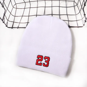 Gorro de Punto Acrílico 100% Personalizable para Niños al por Mayor, con Parche, Circunferencia de Cabeza Ajustable, Unisex - Product Image 3