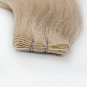 Extensions de cheveux humains Remy KRISORIGINALS à cuticules alignées, 100 % cheveux indiens provenant de temples, double trame faite à la machine - Product Image 1