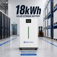 Batterie solaire au lithium 18 kWh 51,2 V 360 Ah avec système d'extinction d'incendie par aérosol, roues à poignée pour un déplacement facile, pour stockage d'énergie résidentiel