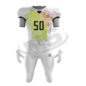 Uniforme de fútbol americano de práctica personalizado precio al por mayor entrenamiento de equipo poliéster hecho de secado rápido cómodo ropa deportiva para adultos - Product Image 5