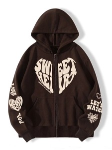 Sudaderas con capucha estampadas de Invierno para mujer personalizables para damas - Product Image 4