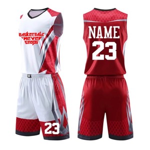 Jersey de baloncesto gradiente 100% poliéster venta al por mayor personalizado su propio diseño impresión uniforme de baloncesto - Product Image 4