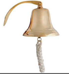Latón pulido acabado barco campana llavero superventas Coustmized campana náutica pared Vintage decoración ancla colgante - Product Image 2