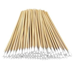 200 bâtonnets de coton en bois multi-usages stériles, applicateurs de maquillage, brosses pour les yeux/oreilles/<span class=keywords><strong>fard</strong></span> <span class=keywords><strong>à</strong></span> paupières, cotons-tiges démaquillants - Product Image 1