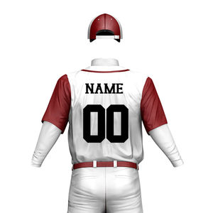 Uniformes de Béisbol Ligeros Personalizados con Número y Logotipo para Adultos, Uniformes de Béisbol y Sóftbol Transpirables de Secado Rápido - Product Image 6