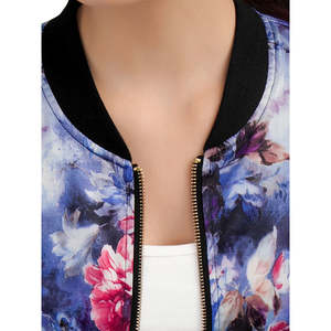 Chaqueta de bombardero cálida de invierno para mujer, gran oferta de manga larga, chaqueta de bombardero de diseño personalizado OEM para mujer con colores de logotipo personalizados - Product Image 6