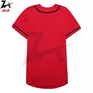 Uniforme de baseball de conception OEM vente en gros de maillots de baseball personnalisés pour hommes en polyester 100% pour les équipes et les ligues - Product Image 6