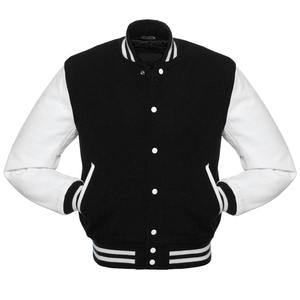 Chaqueta Varsity cálida para hombre, fabricante de ropa de equipo OEM de Pakistán, perfecta para Cold CollegeBaseballjacket para hombre - Product Image 5