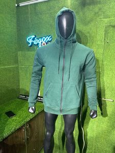 Sweat à capuche d'hiver de haute qualité 500 Gsm, sweat à capuche court streetwear pour hommes, sweat à capuche en molleton personnalisé avec broderie personnalisée, couleur personnalisée - Product Image 4