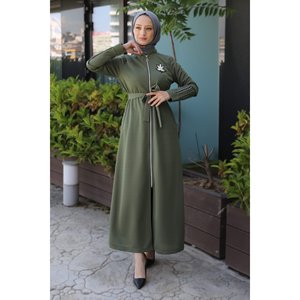 Mega Merchant – Gants tissés quotidiens modestes pour femmes avec fermeture éclair - Product Image 1