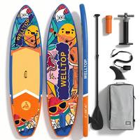Planche de paddle gonflable tout usage OEM Shandong 335*84*15CM en EVA/PVC écologique pour Stand Up Paddle