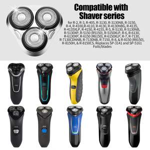 Cabezal de Repuesto para Afeitadora Eléctrica Mini, Triple Cuchilla Rotatoria Plateada, Lavable, para Cara y Cuerpo, 1 Unidad - Product Image 5